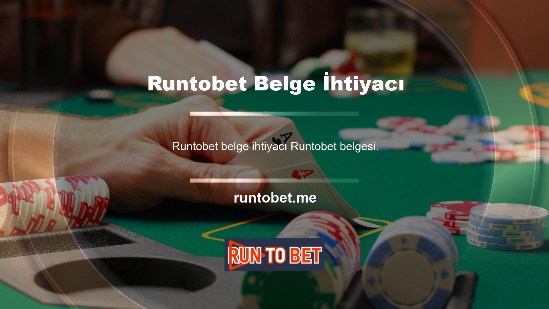 Runtobet belgelere ihtiyacı var mı? Cevap, oluşturduğunuz içeriğin türüne bağlı olmasıdır